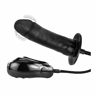 Větší radost nafukovací penis černý 3