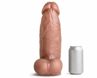 Mr. Hankey’s Toys Nick Capra LG/XL, prémiové silikonové dildo s Vac-U-Lock 31,8 x 7,3–9 cm
