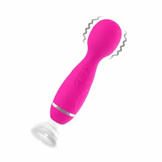 BASIC X Becky masážní hlavice s podtlakovým stimulátorem 2v1 růžová