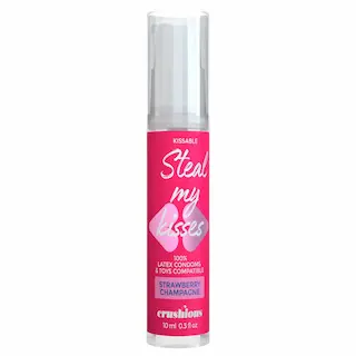 Crushious Steal My Kisses – ochucené lubrikační gel, jahoda-šampaňské (10 ml)