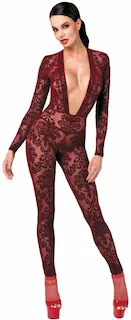NOIR F382 Kink Royal Catsuit 3XL