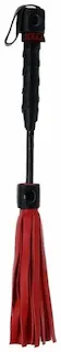 Rouge Leather Mini Flogger Red