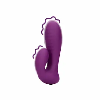 Ultra jemný silikonový G-bod vibrátor – Orchidejová purpurová
