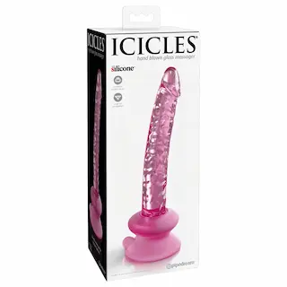 Pipedream Icicles No.86 skleněné dildo s přísavkou