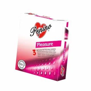 Pepino Pleasure – kondomy s tečkama (3 ks)