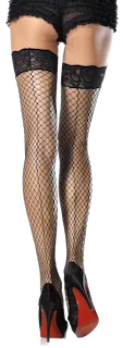 Leg Avenue Stay Up Lace Top Thigh Highs 9061