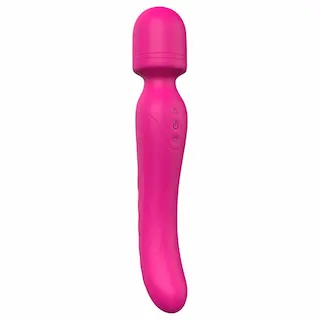 Vibes of Love Wand – masážní vibrátor – akumulátor, zahřívací – růžový