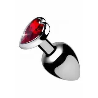 XR Brands Red Heart Gem – Butt Plug – Medium