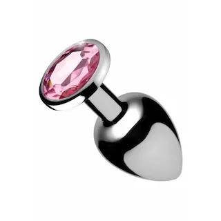 XR Brands Pink Gem – Butt Plug – Medium