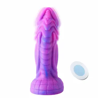 Hismith HSA99, silikonové dildo s přísavkou a KlicLok konektorem 21 x 4,8–5,5 cm