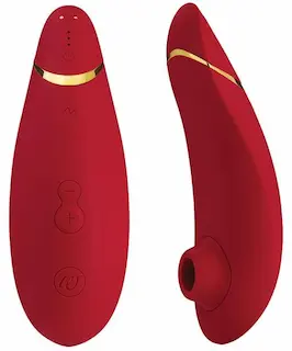 Womanizer Premium II tlakový vibrátor, červený