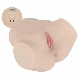 FWB – Evelyn Harris realistický vibrační torzo masturbátor (přírodní)