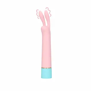 Mini Rabbit Vibrátor s USB Nabíječkou – Cherry Chiffon