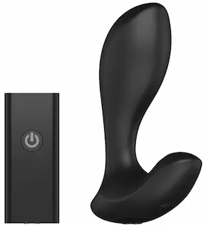 Nexus – Duo Remote Control Beginner Butt Plug Medium – Black