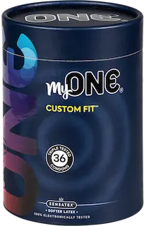 MyOne Maxi-Pack: Custom Fit, size 55H, 36 condoms