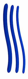 Dilator Sada 3 ks, modrý silikon
