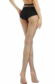 Fashion Fishnet Síťované punčocháče – velká oka
