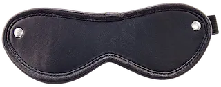 ROUGE Leather Blindfold Eye Mask Black