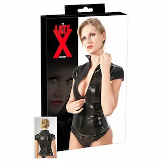 LateX triko na zip Jackie, XL