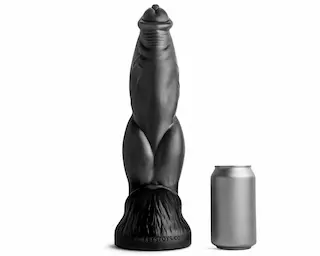 Mr. Hankey’s Toys Beowulf XL, prémiové silikonové dildo s Vac-U-Lock 37,8 x 4,5–9,2 cm