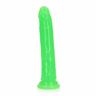 Slim Realistické Dildo s Přísavkou – Svítící ve Tmě – 22,5 cm