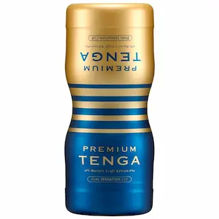 Tenga Premium Dual Sensation Cup jednorázový masturbátor 15,5 cm