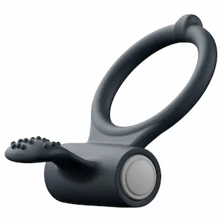 Dorcel Power Clit – vibrační kroužek na penis (černý)