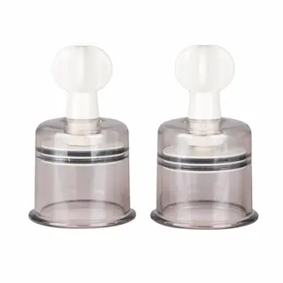 EasyToys Fetish Nipple & Clit Suckers Large 2 pcs, sada 2 ks přísavek na bradavky