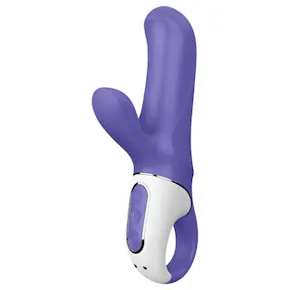 Satisfyer Magic Bunny – vodotěsný vibrátor s klitorálním ramenem (fialový)
