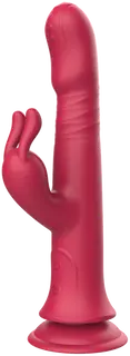 Rotační vibrátor s výběžkem na klitoris a přísavkou Aphrodite Bunny Twister (24 cm)