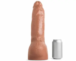 Mr. Hankey’s Toys @MrClementineXL XXL, prémiové silikonové dildo s Vac-U-Lock 39,4 x 6,4–8,8 cm