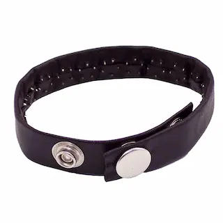 Leather Pin Prick Cock Strap