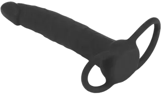 Anální připínací penis Dual Penetrator (15,3 cm)