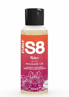 Masážní olej S8 50 ml – Zelený čaj a květ bezu