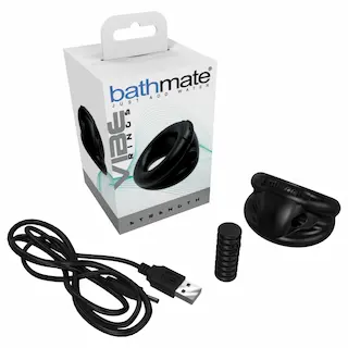 Bathmate Vibe Ring Strength – vibrační erekční kroužek s akumulátorem (černý)