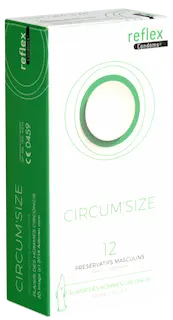 Reflex Single: Circum’Size, 12 condoms for circumsized men