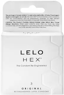 LELO Hex Original – klasické kondomy (3 ks)