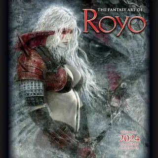 FANTASY ART OF ROYO – OFFICIAL 2024 CALENDAR (sleva – naražený roh)