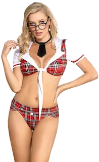 Kostým Sexy Student Style, M–L