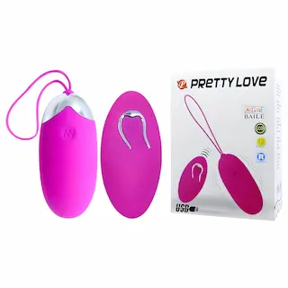Pretty Love Berger – nositelné akumulátorové, rádiové vibrační vajíčko (růžové)