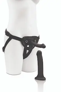 Me You Us Strap-on Harness Kit, nastavitelný postroj a 2 silikonová dilda