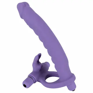 You2Toys Los Analos Double Delight vibrátor s dildem a erekčním kroužkem