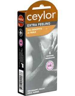 Ceylor Single: Extra Feeling, 6 dotted condoms