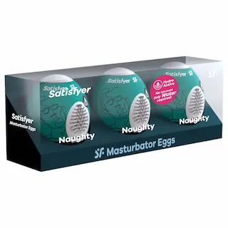 Satisfyer Egg Naughty – sada vajíčko masturbátorů – 3 ks