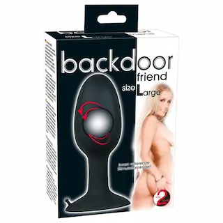 Anální kolík s kuličkou SiliconeBall, střední