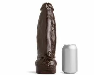 Mr. Hankey’s Toys Beefcake LG/XL, prémiové silikonové dildo s Vac-U-Lock 29,5 x 5–8,7 cm