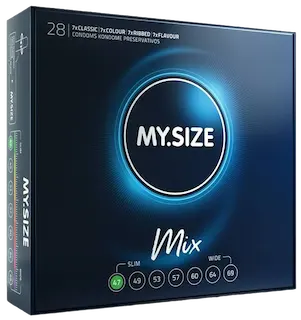 My Size – Mix Condoms 47 mm, 28 pcs
