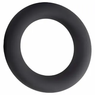 Pulselock Cirkl – černý silikonový kroužek na penis (30 mm)