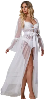 Bílý župan Gentle Fairy, XS–S