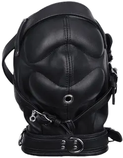 Deprivační kožená maska Leatherix Dominator